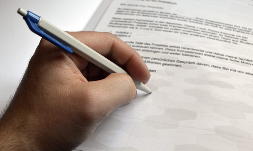 Korrekte Bewerbungsanschreiben